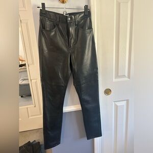 Abercrombie and Fitch leather pants
